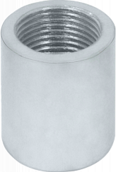 Welded muff without shaping galvanized